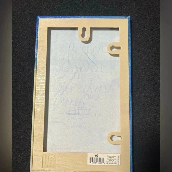 “Loved You Yesterday Love You Still…” 5x8 “canvas” with plastic back for hanging - Picture 6 of 6